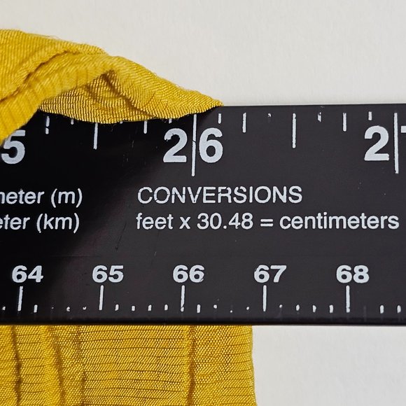 Lane Bryant Mustard Yellow Plus NWT Womens Size 20 Short Sleeve Button Shirt - Picture 7 of 7